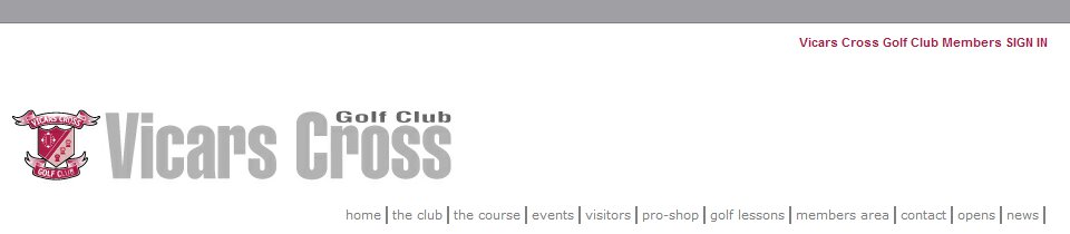 Vicars Cross Golf Club